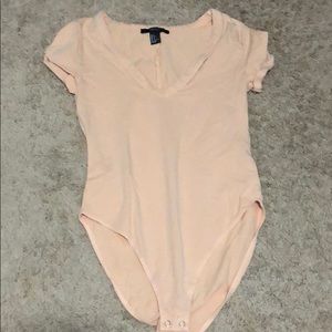 Peach bodysuit